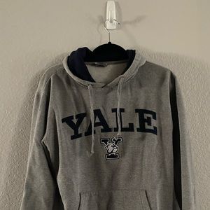 Grey YALE University Hoodie